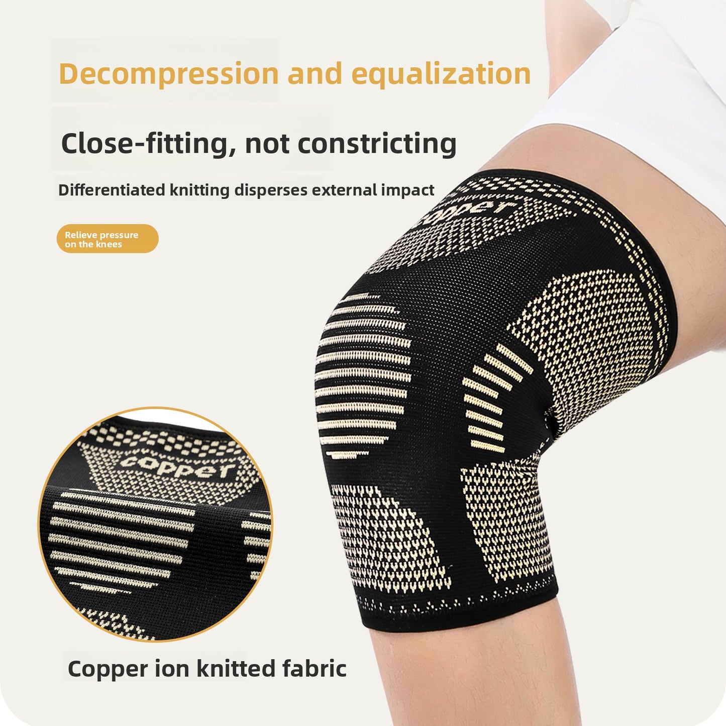 BMTSport CopperFlex™ Compression Knee Sleeve