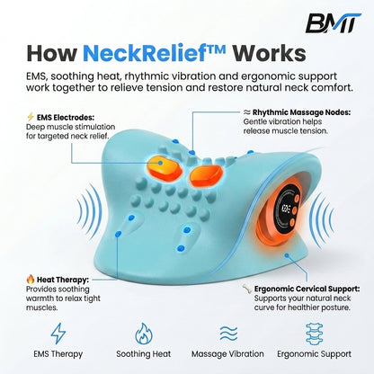 BMTSport NeckRelief™ Neck & Shoulder EMS Massager