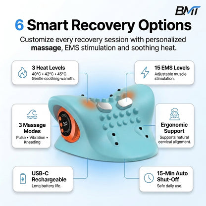 BMTSport NeckRelief™ Neck & Shoulder EMS Massager