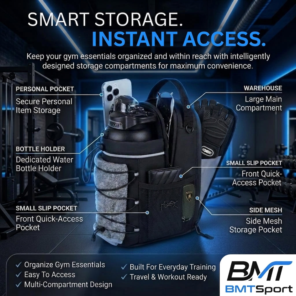 BMTSport MagGrip™ Magnetic Gym Pouch