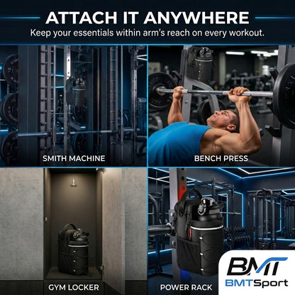 BMTSport MagGrip™ Magnetic Gym Pouch