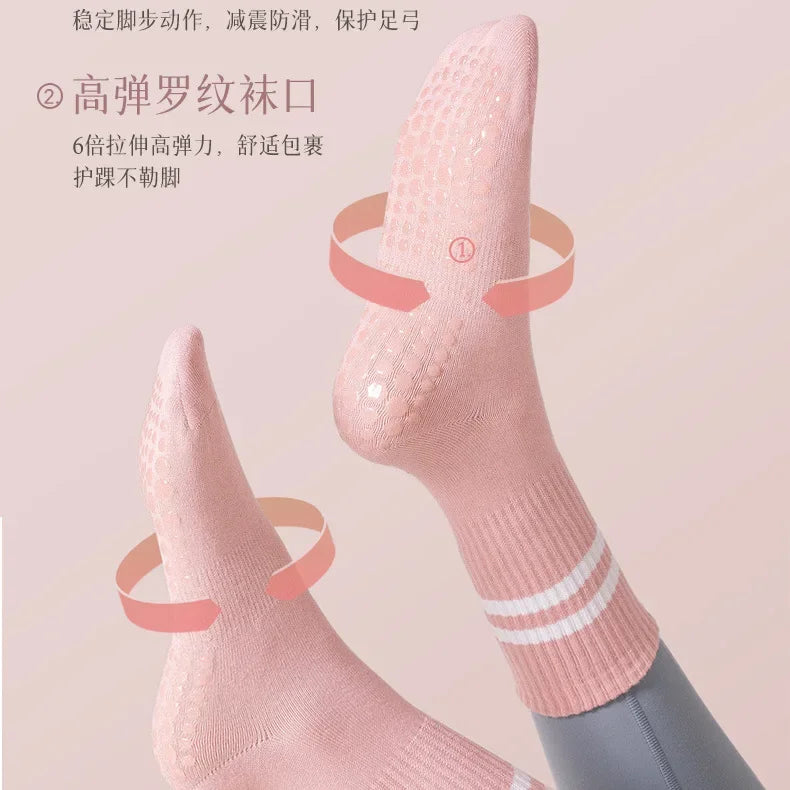 BMTSport GripFit™ Anti-Slip Training Socks