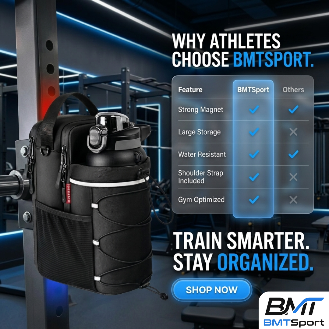 BMTSport MagGrip™ Magnetic Gym Pouch