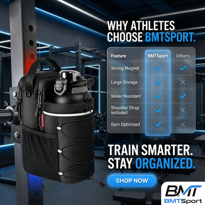 BMTSport MagGrip™ Magnetic Gym Pouch