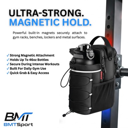 BMTSport MagGrip™ Magnetic Gym Pouch